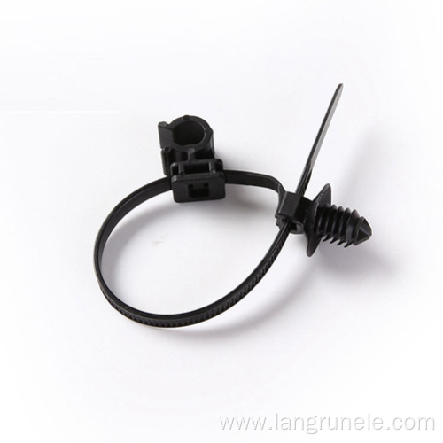 PA66 Electrical Fire Tree Edge Clip Cable Tie